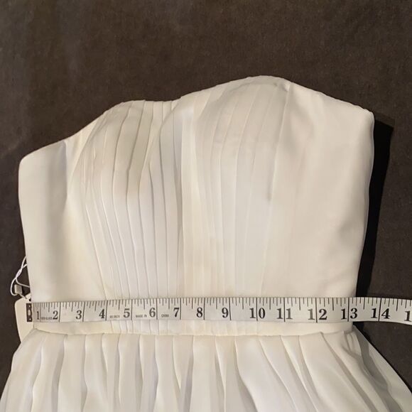 Women’s Elegant Ivory Short Prom Party Formal Dress Size S NWT **READ FLAW - Picture 10 of 11